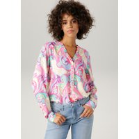 Aniston CASUAL Schlupfbluse mit graphischem Druck in 2 Farbkombinationen von Aniston Casual