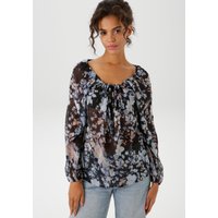 Aniston CASUAL Schlupfbluse mit raffiniertem Cut-Out im Rücken Aniston CASUAL Schlupfbluse mit raffiniertem Cut-Out im Rücken von Aniston Casual