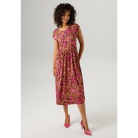 Aniston CASUAL Sommerkleid mit farbharmonischem, grafischen Rosendruck Aniston CASUAL Sommerkleid mit farbharmonischem, grafischen Rosendruck von Aniston Casual