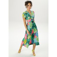 Aniston CASUAL Sommerkleid mit großflächigem, graphischem Blumendruck von Aniston Casual
