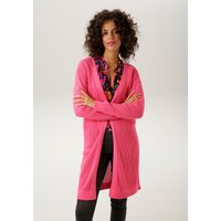 Aniston CASUAL Strickjacke, im trendigem Netzstrickmuster von Aniston Casual