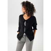 Aniston CASUAL Strickjacke mit trendigen Bindebändern zu schließen Aniston CASUAL Strickjacke mit trendigen Bindebändern zu schließen von Aniston Casual
