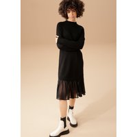 Aniston CASUAL Strickkleid, mit Chiffon-Volant von Aniston Casual