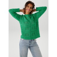 Aniston CASUAL Strickpullover im attraktiven Ajour-Muster-Mix von Aniston Casual