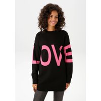 Aniston CASUAL Strickpullover mit eingestricktem LOVE-Schriftzug von Aniston Casual