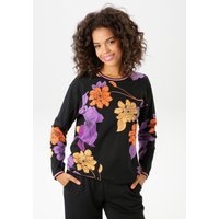 Aniston CASUAL Sweatshirt, mit großflächigen Blumen bedruckt von Aniston Casual