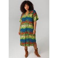 Aniston PLUS Blusenkleid, mit farbenfrohem Animal-Print von Aniston Plus