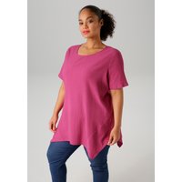 Aniston PLUS Blusenshirt, mit dezenter Streifenlook Struktur von Aniston Plus