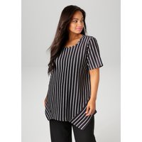 Aniston PLUS Blusenshirt, mit dezenter Streifenlook Struktur von Aniston Plus
