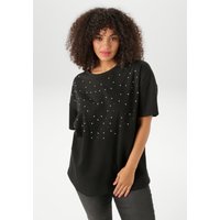 Aniston PLUS Kurzarmshirt, mit Nieten Applikation verziert - NEUE KOLLEKTION von Aniston Plus
