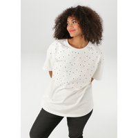Aniston PLUS Kurzarmshirt, mit Nieten Applikation verziert - NEUE KOLLEKTION von Aniston Plus