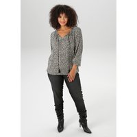 Aniston PLUS Langarmshirt, mit modischen Leoprint - NEUE KOLLEKTION von Aniston Plus