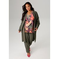 Aniston PLUS Langjacke, aus strukturierter Ware von Aniston Plus