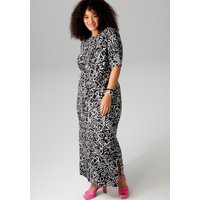 Aniston PLUS Maxikleid, in Wickel-Optik durch seitliches Bindeband - NEUE KOLLEKTION von Aniston Plus