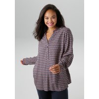 Aniston PLUS Schlupfbluse, extravaganter, graphischer Druck - NEUE KOLLEKTION Aniston PLUS Schlupfbluse, extravaganter, graphischer Druck - NEUE KOLLEKTION von Aniston Plus