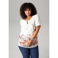 Aniston PLUS Shirtbluse, mit farbenfroher Blumenwiese bedruckt von Aniston Plus