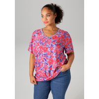 Aniston PLUS Shirtbluse, mit glitzernden Schmuckbändern am V-Ausschnitt - NEUE KOLLEKTION Aniston PLUS Shirtbluse, mit glitzernden Schmuckbändern am V-Ausschnitt - NEUE KOLLEKTION von Aniston Plus