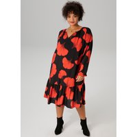 Aniston PLUS Sommerkleid, Mit großflächigem Blütendruck von Aniston Plus