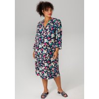 Aniston PLUS Sommerkleid, mit farbharmonischem, Blüten Druck von Aniston Plus