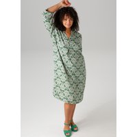 Aniston PLUS Sommerkleid, mit farbharmonischem, graphischem Druck - NEUE KOLLEKTION von Aniston Plus