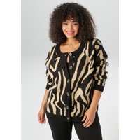 Aniston PLUS Strickjacke, mit auffälligen Strickmuster - NEUE KOLLEKTION von Aniston Plus