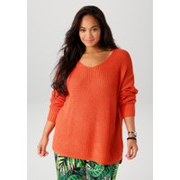Aniston PLUS Strickpullover, im dezenten Ajour-Strickmuster von Aniston Plus