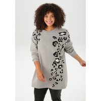 Aniston PLUS Strickpullover, mit Animal-Deatils und Perlen - NEUE KOLLEKTION von Aniston Plus