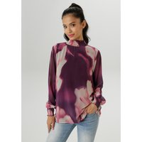 Aniston SELECTED Chiffonbluse mit modernen, fantasievollen Batik-Blütendruck - NEUE KOLLEKTION von Aniston Selected