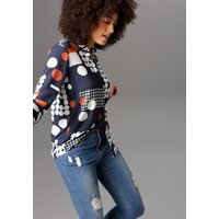 Aniston SELECTED Hemdbluse, mit modernem Punkte-Druck Aniston SELECTED Hemdbluse, mit modernem Punkte-Druck von Aniston Selected