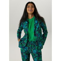 Aniston SELECTED Jerseyblazer, mit großflächigem und abstraktem Blättermuster von Aniston Selected