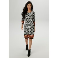 Aniston SELECTED Jerseykleid, mit ansprechender Ornamentmusterung - NEUE KOLLEKTION von Aniston Selected