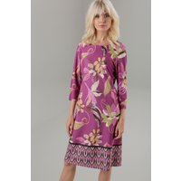 Aniston SELECTED Jerseykleid, mit aufgedruckter Bordüre im Retro-Muster von Aniston Selected