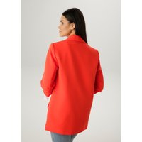 Aniston SELECTED Longblazer mit modischem Reverskragen und gerafften Ärmeln Aniston SELECTED Longblazer mit modischem Reverskragen und gerafften Ärmeln von Aniston Selected