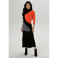 Aniston SELECTED Maxikleid, mit asymmetrisch verlaufenden Farbeinsätze - NEUE KOLLEKTION von Aniston Selected