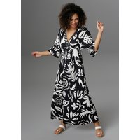 Aniston SELECTED Maxikleid, mit weiten, 3/4-langen Ärmeln von Aniston Selected