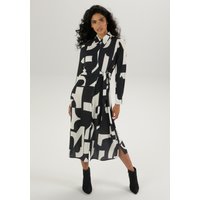 Aniston SELECTED Midikleid, Hemdblusenkleid mit seitlichem Bindedetail von Aniston Selected