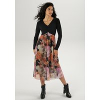 Aniston SELECTED Midikleid, mit Raffung am V-Ausschnitt von Aniston Selected