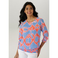 Aniston SELECTED Schlupfbluse mit Smokbündchen und modernes, extravagantes Muster Aniston SELECTED Schlupfbluse mit Smokbündchen und modernes, extravagantes Muster von Aniston Selected