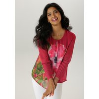Aniston SELECTED Schlupfbluse, mit blickdichtem Jerseyfutter von Aniston Selected