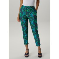 Aniston SELECTED Schlupfhose, mit großflächigem und abstraktem Blättermuster von Aniston Selected