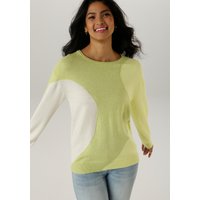 Aniston SELECTED Strickpullover, mit Rollkante am Rundhalsausschnitt von Aniston Selected