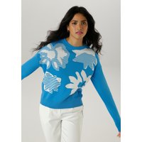 Aniston SELECTED Strickpullover, mit trendiger und großflächiger Jacquardmusterung von Aniston Selected
