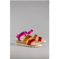 Aniston SHOES Keilsandalette, Sandale, Sommerschuh, Klettschuh, Metallic-Optik - NEUE KOLLEKTION Aniston SHOES Keilsandalette, Sandale, Sommerschuh, Klettschuh, Metallic-Optik - NEUE KOLLEKTION von Aniston Shoes