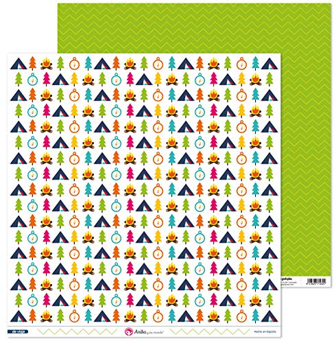 Anita and Your World Scrapbooking-Papier, 12 x 12 cm, 5 Stück von Anita y Su Mundo