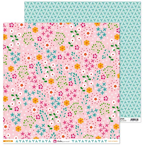 Anita & Seine Welt Kollektion My Garden Scrapbooking, Papier, 30,5 x 30,5 cm von Anita y Su Mundo