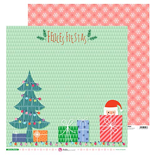 Anita & Seine Welt Pack Papiere Happy Party Weihnachten 30,5 x 30,5 cm 5 von Anita y Su Mundo