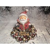 Festliche Dekoration, Weihnachtsdeko, Winterdekor, Weihnachtstisch Pisplay, Weihnachtsdekoration, Adventskranz, Festliche Weihnachtsschmuck von AnitasBlueRoseDecor