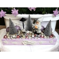 Festliche Dekoration, Weihnachtsdeko, Winterdekor, Weihnachtstisch Pisplay, Weihnachtsdekoration, Adventskranz, Festliche Weihnachtsschmuck von AnitasBlueRoseDecor