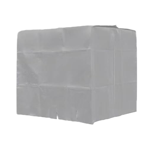 Aniyan IBC Tank Abdeckung 1000L Wassertank Abdeckplane mit Reißverschluss,Schutzhülle für Container wasserdicht Anti-UV Schutzabdeckung, 120 x 100 x 116 cm(Silber) von Aniyan