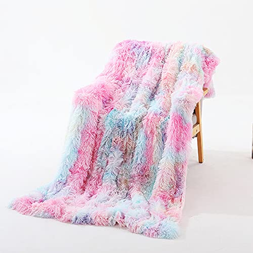 Aniyan Kuscheldecke Flauschig Regenbogen 80x120 cm | Bunte Plüschdecke Weiche Sofadecke | Doppel-Lagige Decke für Couch & Bett | Flauschige Decke für Schlafzimmer, Wohnzimmer,Regenbogen #1 Aniyan Kuscheldecke Flauschig Regenbogen 80x120 cm | Bunte Plüschdecke Weiche Sofadecke | Doppel-Lagige Decke für Couch & Bett | Flauschige Decke für Schlafzimmer, Wohnzimmer,Regenbogen #1 von Aniyan